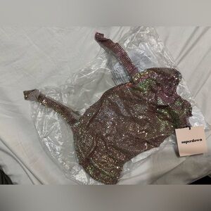 Superdown Shana Chain Crop Top in Multi Size S